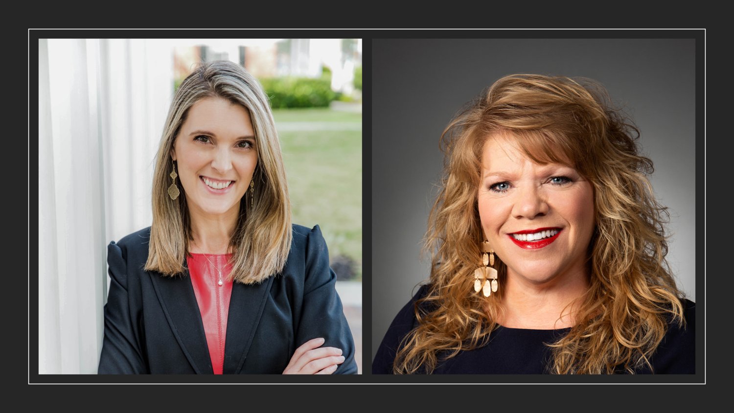 Gina Hicks (left) is facing incumbent Jenifer Stockdick for the Ward B Katy City Council seat. Both candidates are entrepreneurs and have a history of being active in the community.